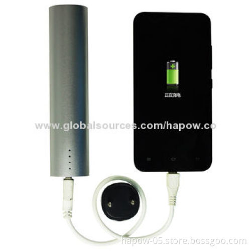 Power Bank for iPhone and Other Smartphones, 2W Mini Speaker, 3,500mAh Battery/Metal Housing